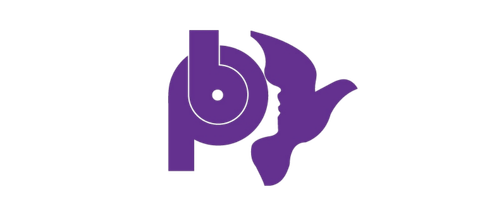 Purple record and dove brand mark